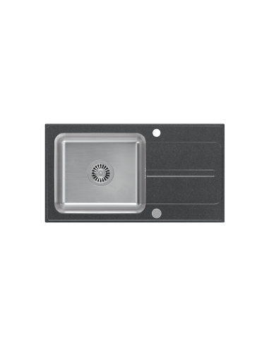 RALPH 111 Fusion black dotted with manual siphon - 3