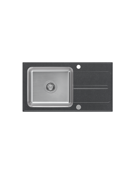 RALPH 111 Fusion black dotted with manual siphon - 3