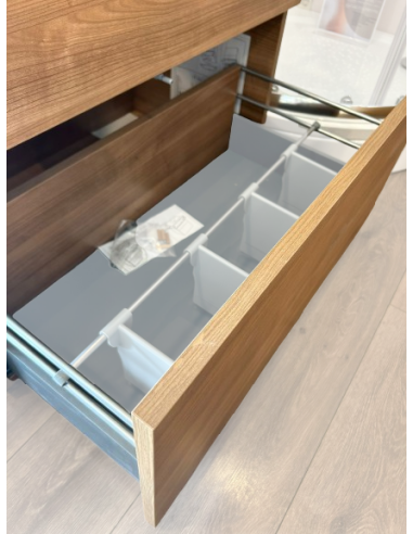 Royo Skapītis ar atvilktni 80 cm, 1DR, W-51, walnut - 1