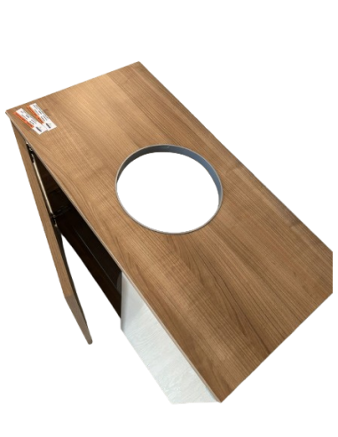 Skapītis izlietnei ar virsmu, 2 durv. 80x40, riekstkoks - 5