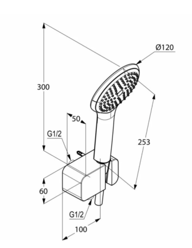 Shower set FRESLINE 6787005-00 - 2