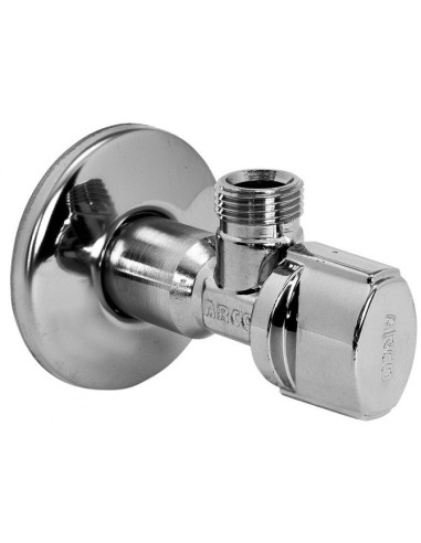 Pieslēgventīlis hromēts 1/2"x1/2"