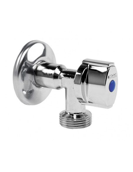 Pieslēgventīlis hromēts 1/2"x3/4" Pieslēgventīlis hromēts 1/2"x3/4"
