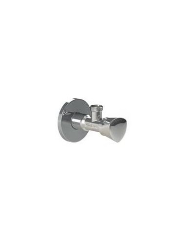 Pieslēgventīlis hromēts bez saskrūves 1/2"x1/2"