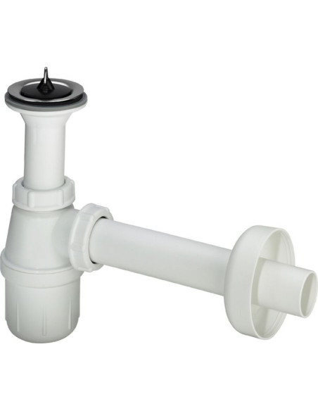 Pudeļsifons ar izplūdi 11/4"x32, balts