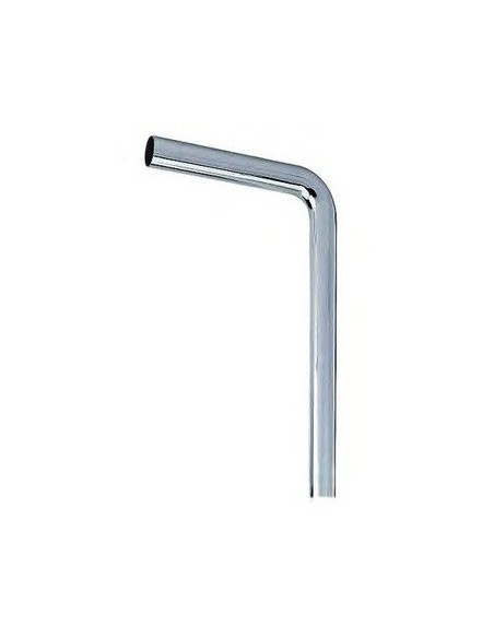 Sifona caurule 90° 32x220x680, hroms