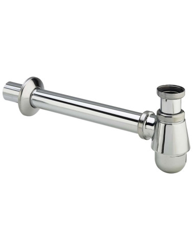 Bidē pudeļsifons bez izplūdes 11/4"x32-200mm, hroms