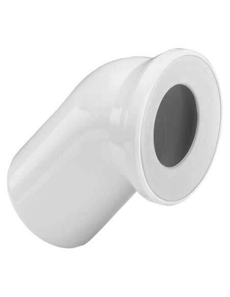 WC pieslēglīkums 45', balts