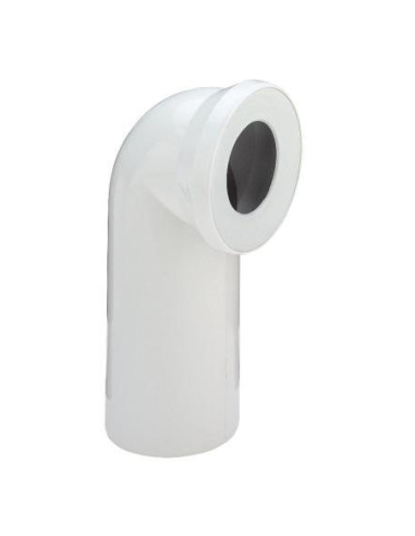 WC pieslēglīkums 90', balts