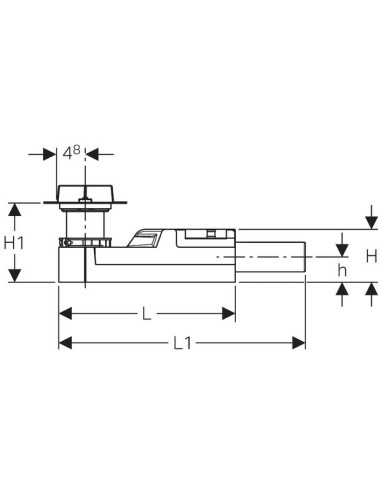 Grīdā iebūvējamais sifons CleanLine