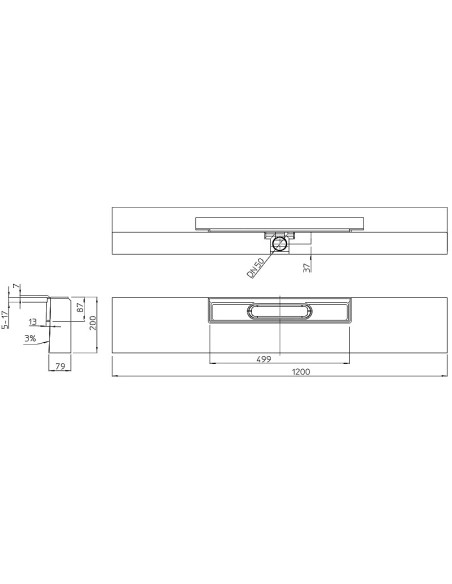 Primus Line dušas kanāls bez restes