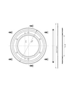 Blīvēšanas flancis d110mm ar bituma manžeti 2