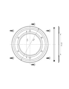Blīvēšanas flancis d110mm 2