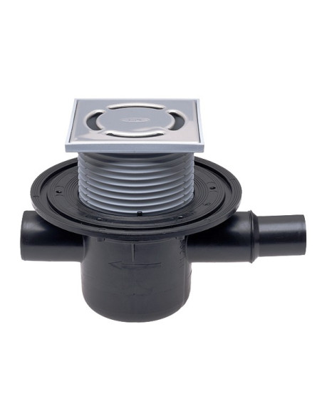 Traps DN50/40 ar pretvārstu, horizontāls