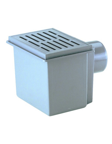 Traps DN110 horizontāls ar grozu, PP reste