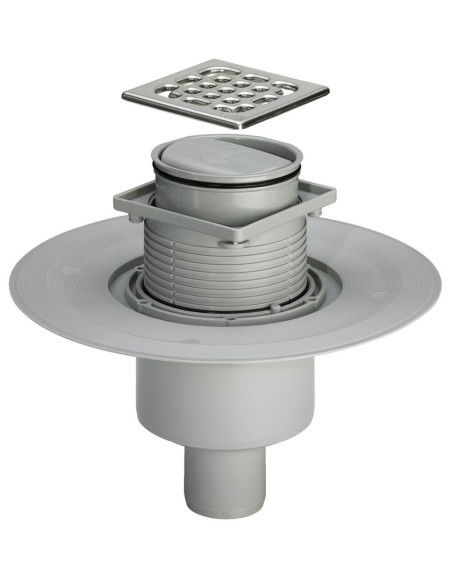 Traps DN50 (100x100), vertikāls Traps DN50 (100x100), vertikāls