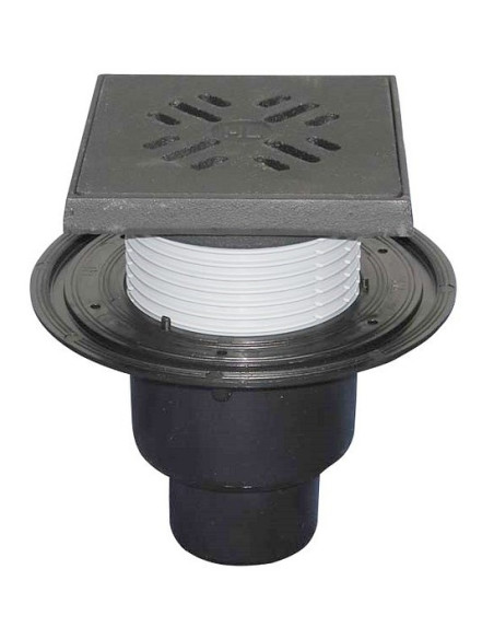 Traps DN50/75/110 vertikāls 1.5t čuguna reste