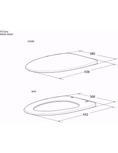 Ifo Cera mīkstais WC vāks 2