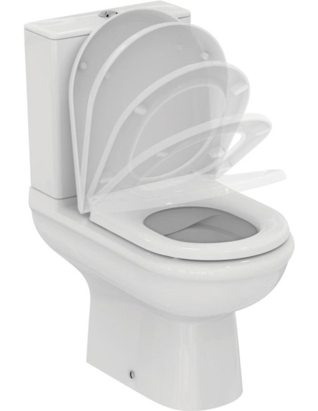 Ideal Standard EXACTO grīdas klozetpoda komplekts ar skalošanas kasti 4/2.5l un Soft-Close vāku Ideal Standard EXACTO grīdas klozetpoda komplekts ar skalošanas kasti 4/2.5l un Soft-Close vāku