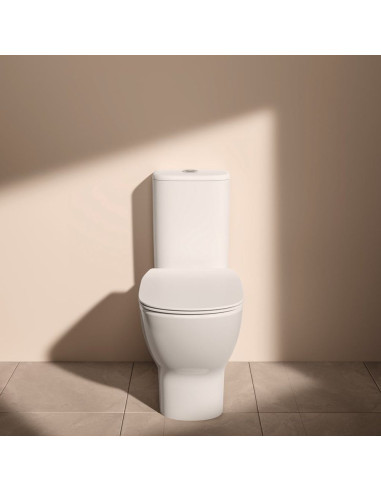 Ideal Standrt TESI grīdas klozetpods ar skalošanas kasti un Soft-Close vāku