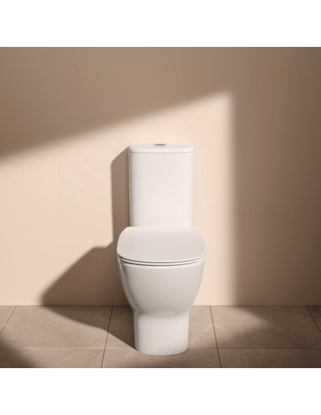 Ideal Standrt TESI grīdas klozetpods ar skalošanas kasti un Soft-Close vāku