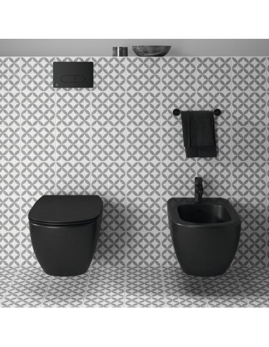 Ideal Standard TESI AquaBlade® WC, Silk Black