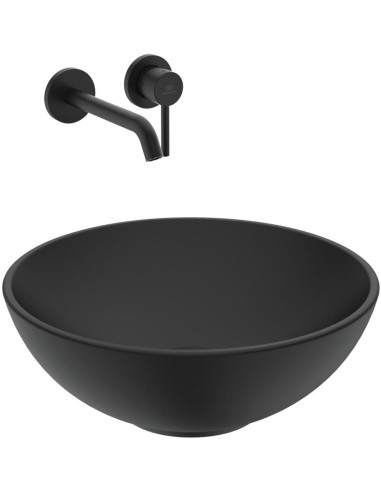 Ideal Standard STRADA O virsmas izlietne, 410x410x150mm (h), Silk Black