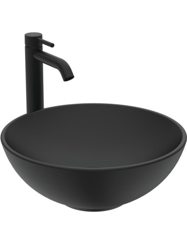 Ideal Standard STRADA O virsmas izlietne, 410x410x150mm (h), Silk Black