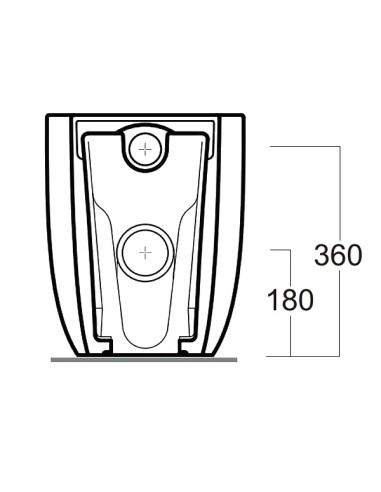 Bormio Rimless WC pods, balts