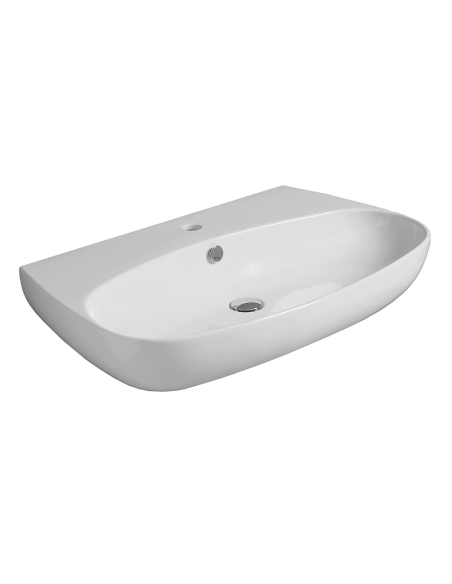 Vignoni izlietne 80x50cm, pie sienas/uz virsmas, balta