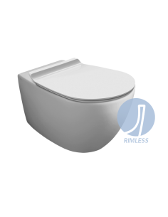 Vignoni Rimless sienas WC poda komplekts, balts
