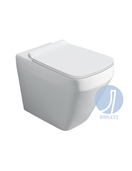 Baden Rimless WC pods, balts