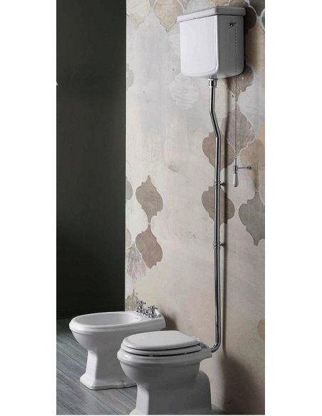 Arcade augstā skalošanas cisterna priekš AR801 un AR811, balta Arcade augstā skalošanas cisterna priekš AR801 un AR811, balta