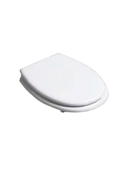 Arcade WC sēdriņkis Soft-Close, poliesters, bronzas enģes, balts Arcade WC sēdriņkis Soft-Close, poliesters, bronzas enģes, balts