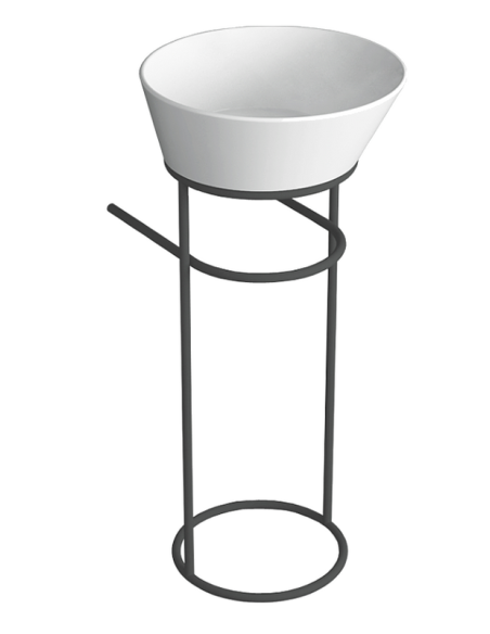 Wave izlietnes statīvs, melns matēts, priekš WA01 izlietnes Wave izlietnes statīvs, melns matēts, priekš WA01 izlietnes