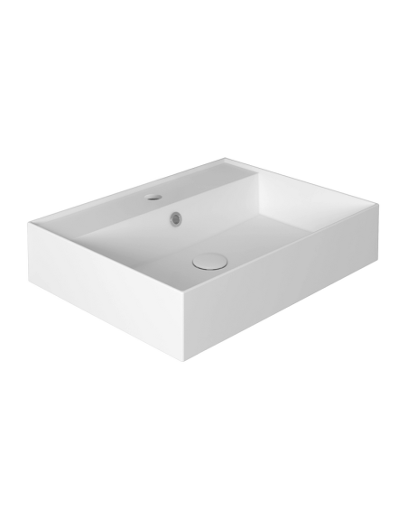 Agile izlietne 61x46cm, kvadrātformas, pie sienas, balta Agile izlietne 61x46cm, kvadrātformas, pie sienas, balta