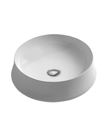 Sharp izlietne d50cm, apaļa, uz virsmas, balta