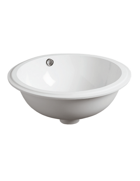 BLANCO izlietne d42.5cm, apaļa, iebūvējama zem virsmas, balta BLANCO izlietne d42.5cm, apaļa, iebūvējama zem virsmas, balta