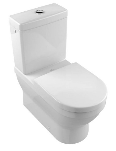 Villeroy&Boch Architectura skalošanas kaste, pievads no aizmugures/sāna, balta