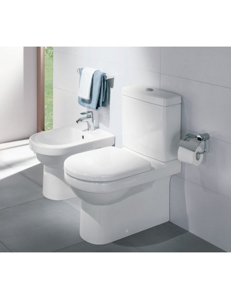 Villeroy&Boch Architectura skalošanas kaste, pievads no aizmugures/sāna, balta