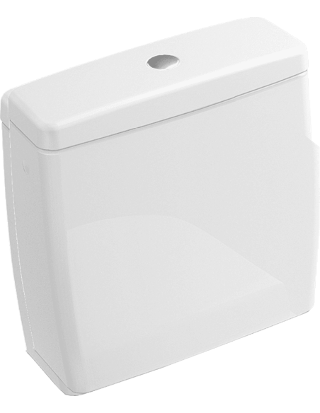 O.novo skalojamā kaste, ieplūde no sāniem vai aizmugures, balts