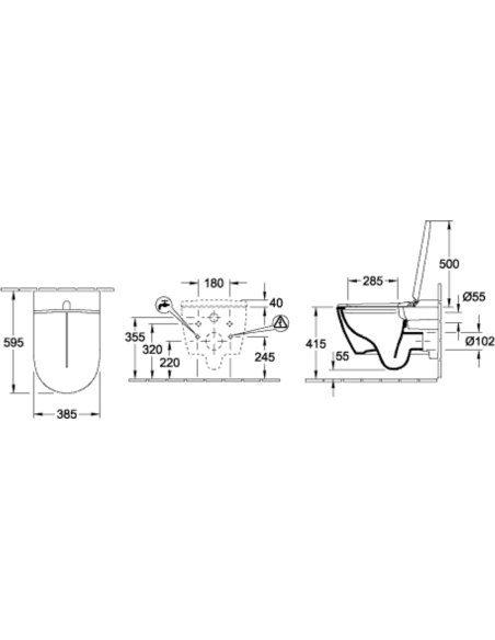ViClean-I100 Pods ar bidē funkciju, balts CeramicPlus