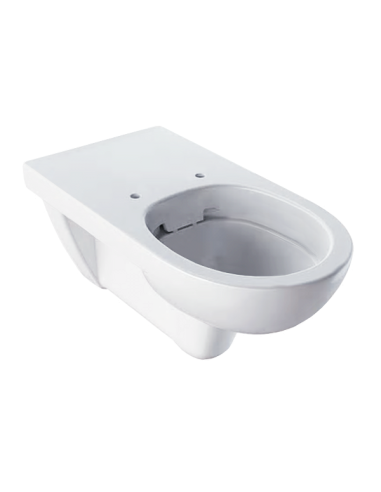 Geberit Selnova Comfort sienas WC cilvēkiem ar kustību ierobežojumiem Rimfree, pagarināts modelis 70cm