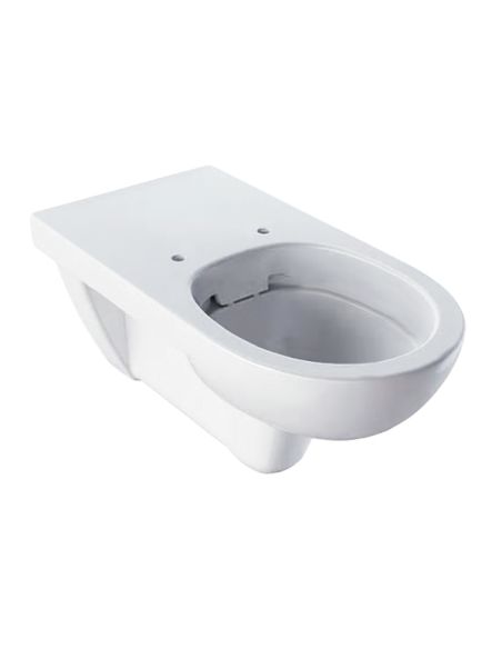 Geberit Selnova Comfort sienas WC cilvēkiem ar kustību ierobežojumiem Rimfree, pagarināts modelis 70cm