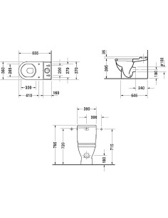 Starck3 WC kompakts 655x360mm 2