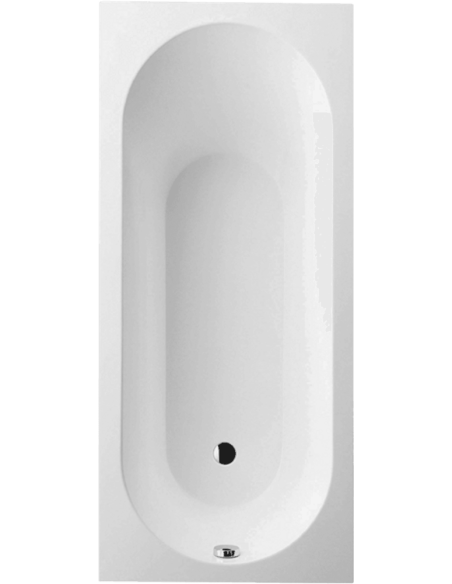 Oberon taisnstūra vanna Solo 1700 x 750mm balts