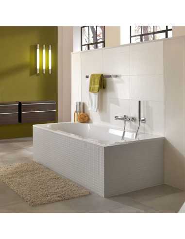Oberon taisnstūra vanna Solo 1700 x 750mm balts