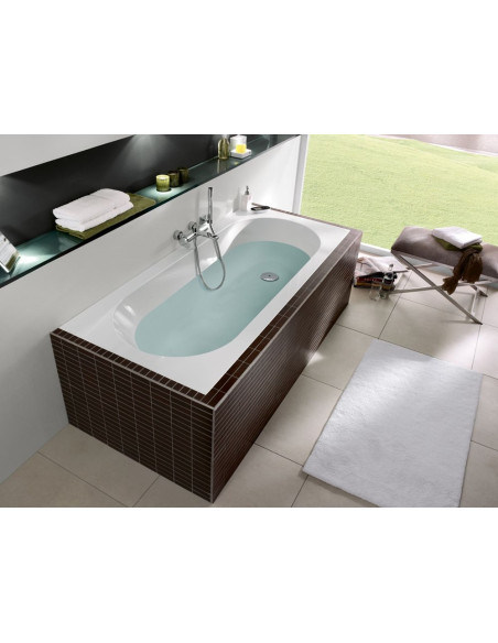 Oberon taisnstūra vanna Solo 1700 x 750mm balts