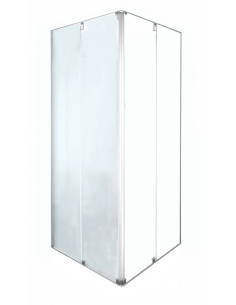 Ifö Showerama priekšējais stikls, 90x90cm caurspīdīgs sudraba profili