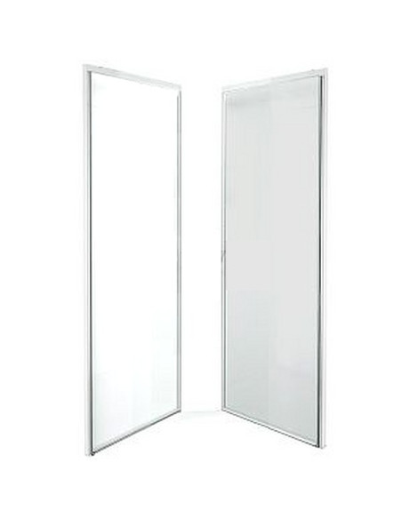 Ifö Showerama aizmugurējais stikls, 90x90cm matēts sudraba profili Ifö Showerama aizmugurējais stikls, 90x90cm matēts sudraba profili